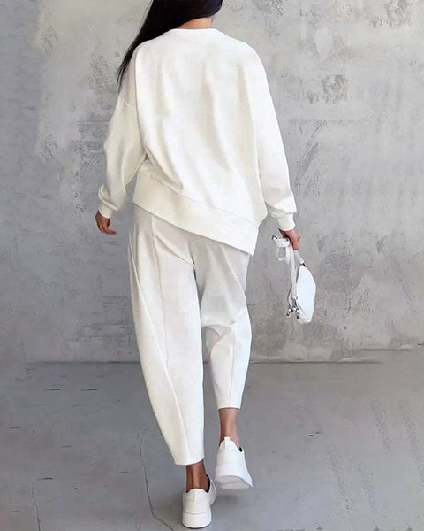 ALEGRA™ | UZUN KOLLU ÜST VE PANTOLON SETİ