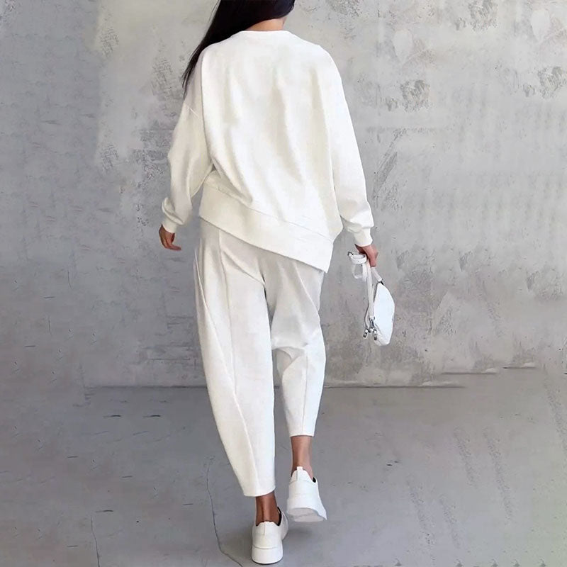 ALEGRA™ | UZUN KOLLU ÜST VE PANTOLON SETİ